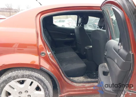 2012 Dodge Avenger Se from USA, damaged, VIN 1C3CDZAB8CN270286